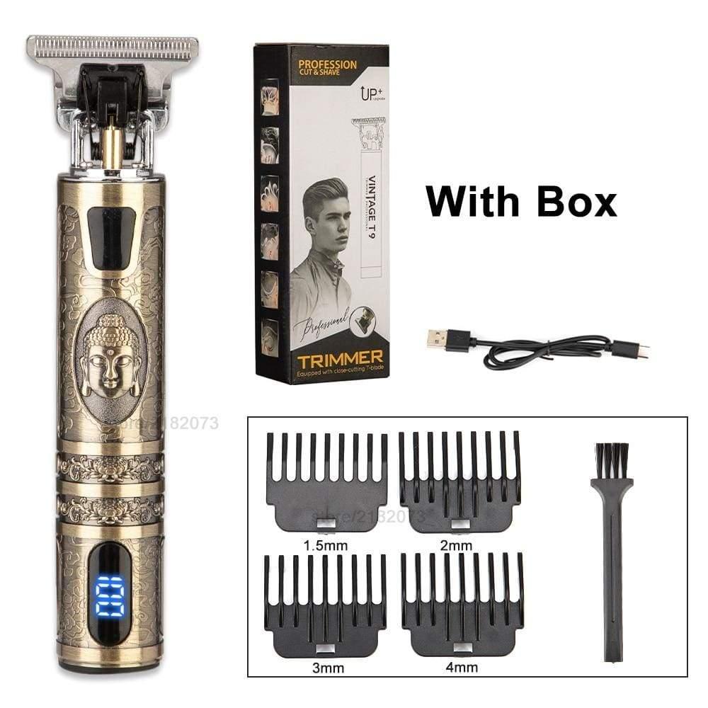 Upgraded Mens Hair, Beard Clippers (with LCD option) - Ammpoure Wellbeing