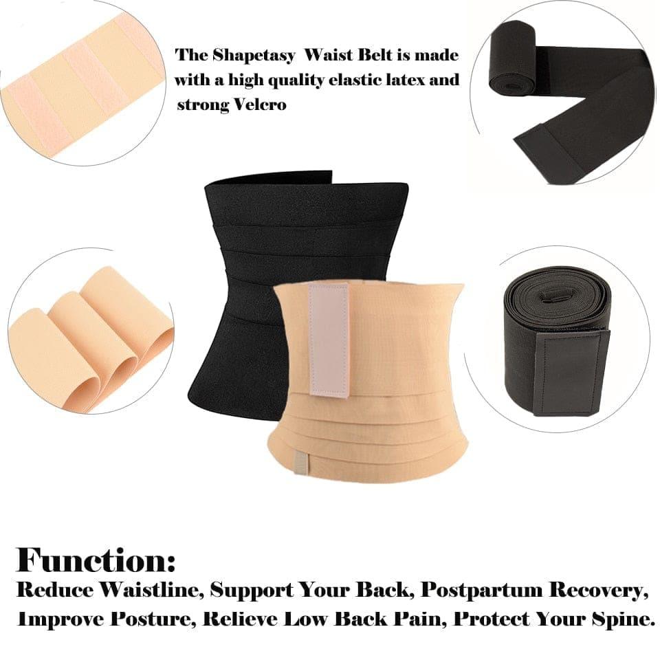 Waist Trainer for Women Snatch Me Up Bandage Wrap Lumbar Waist Support Belt Adjustable Belly Waist Wrap for Women General - Ammpoure Wellbeing