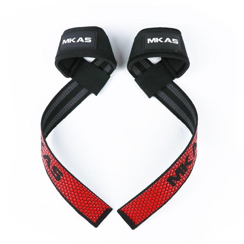 Weight lifting Wrist Straps Fitness Bodybuilding Training Gym lifting straps with Non Slip Flex Gel Grip - Ammpoure Wellbeing
