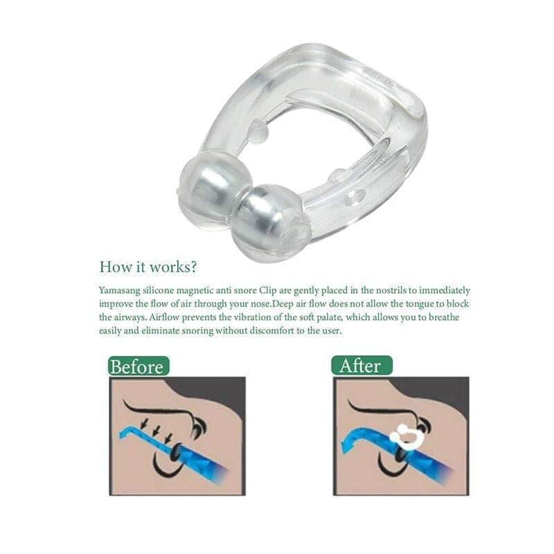 Wholesale UK 1 PC UK Silicone Nose Clip Magnetic Anti Snore Bulk - Ammpoure Wellbeing