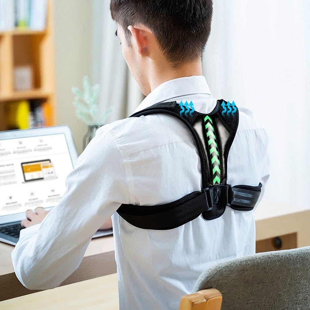 Wholesale UK Adjustable Back Shoulder Posture Corrector Belt - Clavicle, Spine, Neck, Upper body Support Bulk - Ammpoure Wellbeing