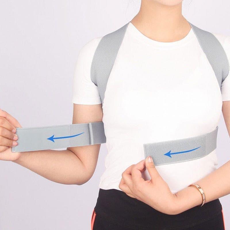 Wholesale UK Adjustable Back Shoulder Posture Corrector Belt Clavicle Spine Support Brace Bulk - Ammpoure Wellbeing