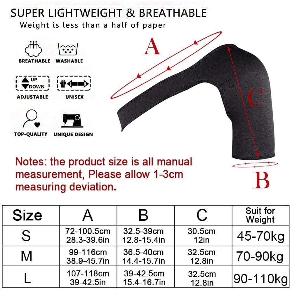 Wholesale UK Adjustable Single Shoulder Support Belt Gym Sports Care Bulk - Ammpoure Wellbeing