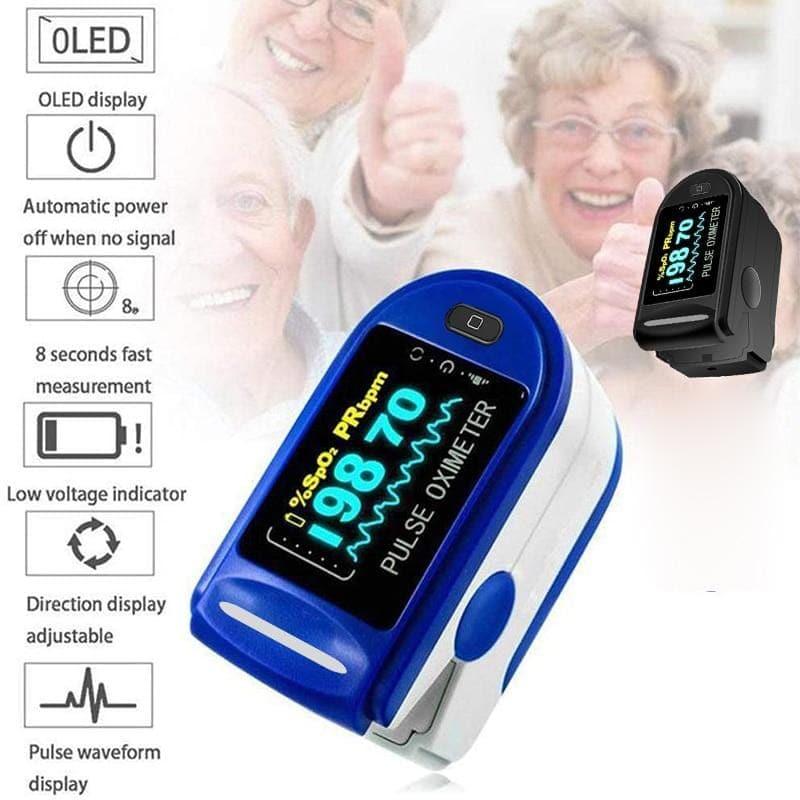 Wholesale UK Fingertip Pulse Oximeter with OLED Display Bulk - Ammpoure Wellbeing