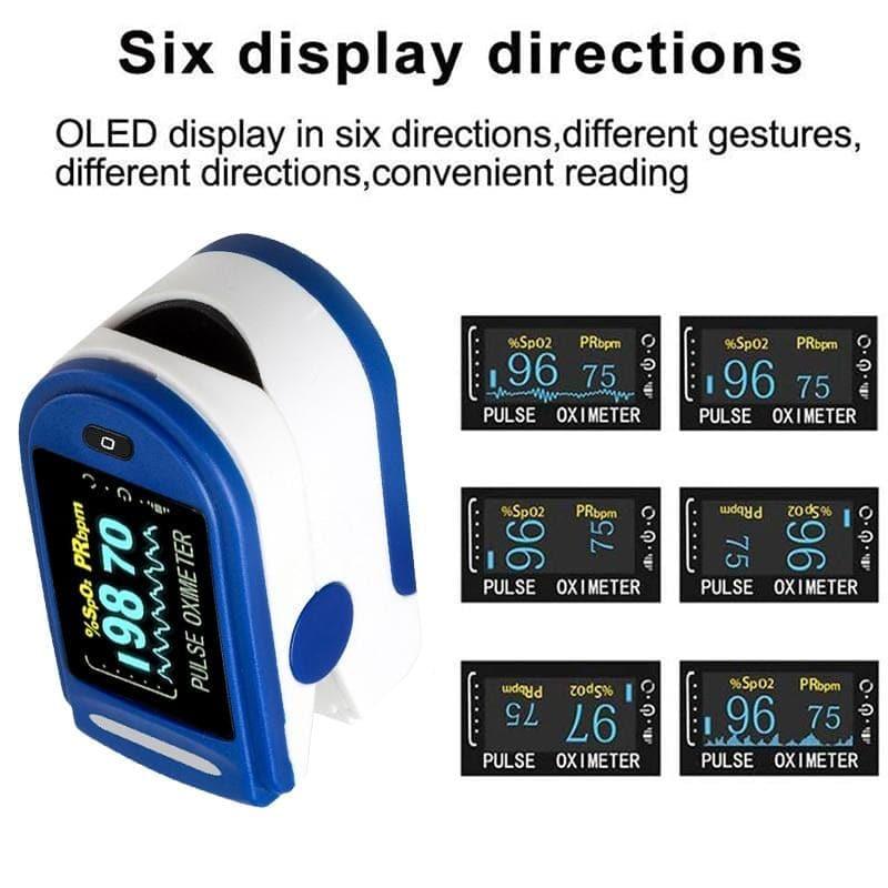 Wholesale UK Fingertip Pulse Oximeter with OLED Display Bulk - Ammpoure Wellbeing