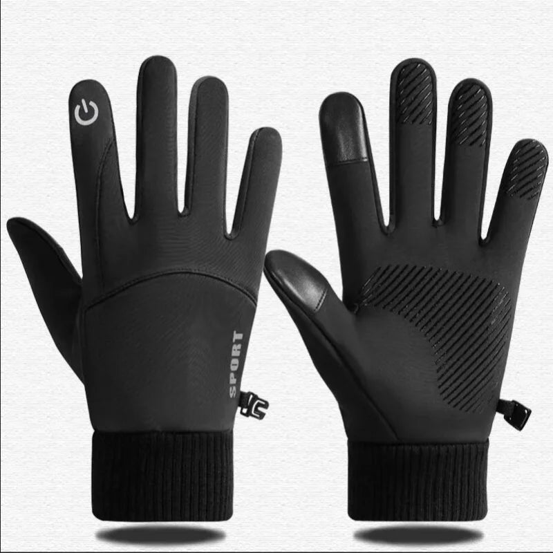 Winter Waterproof Men's Gloves Windproof Sports Fishing Touchscreen Driving Motorcycle Ski Non - slip Warm Cycling Women Gloves - Ammpoure Wellbeing