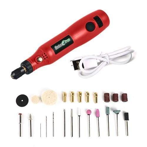 Wireless Electric Drill, Carving Pen Cordless, Engraver Pen for Grinding Polishing - Ammpoure Wellbeing