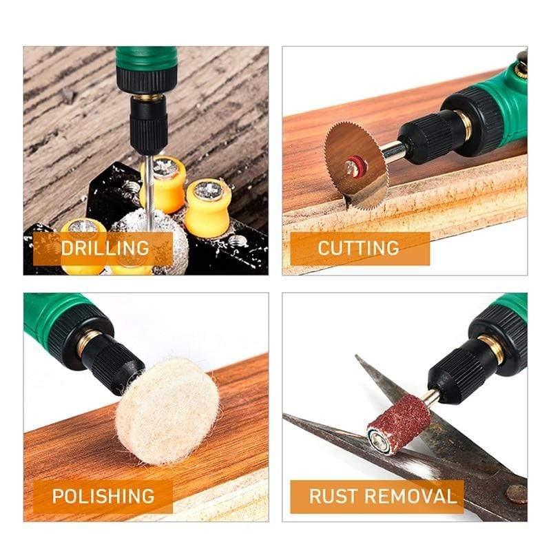 Wireless Electric Drill, Carving Pen Cordless, Engraver Pen for Grinding Polishing - Ammpoure Wellbeing