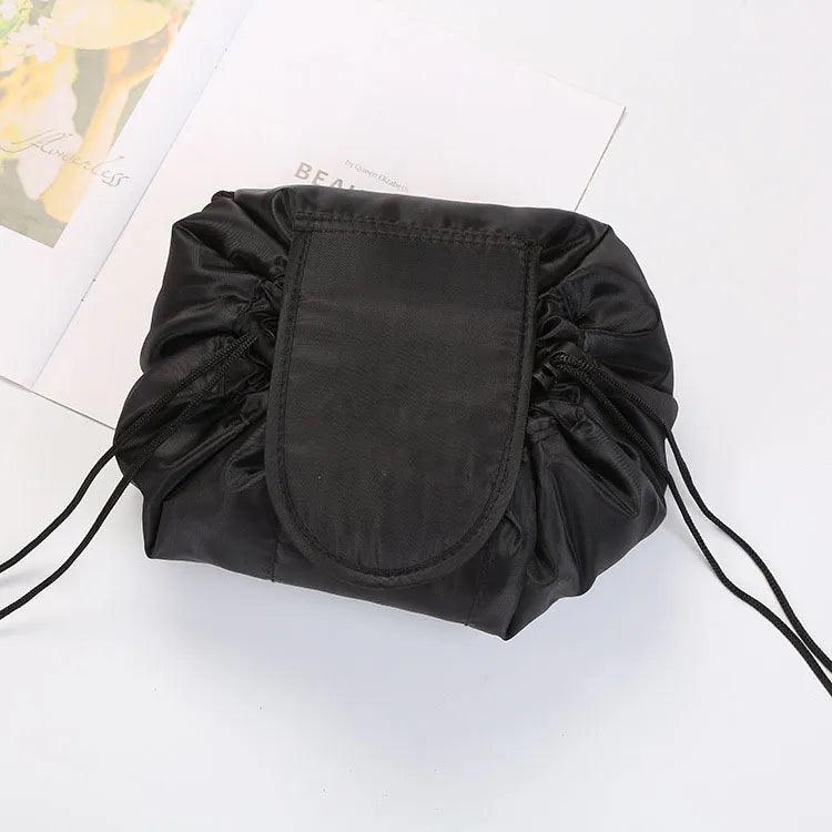 Women Drawstring Cosmetic Bag Travel Storage Makeup Bag Organizer Female Make Up Pouch Portable Waterproof Toiletry Beauty Case - Ammpoure Wellbeing