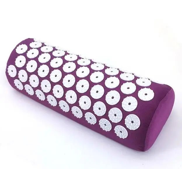 Yoga Acupoint Massage Pad Neck, Back, and Foot Massage Household Massger Pillow For Home Purple - Ammpoure Wellbeing