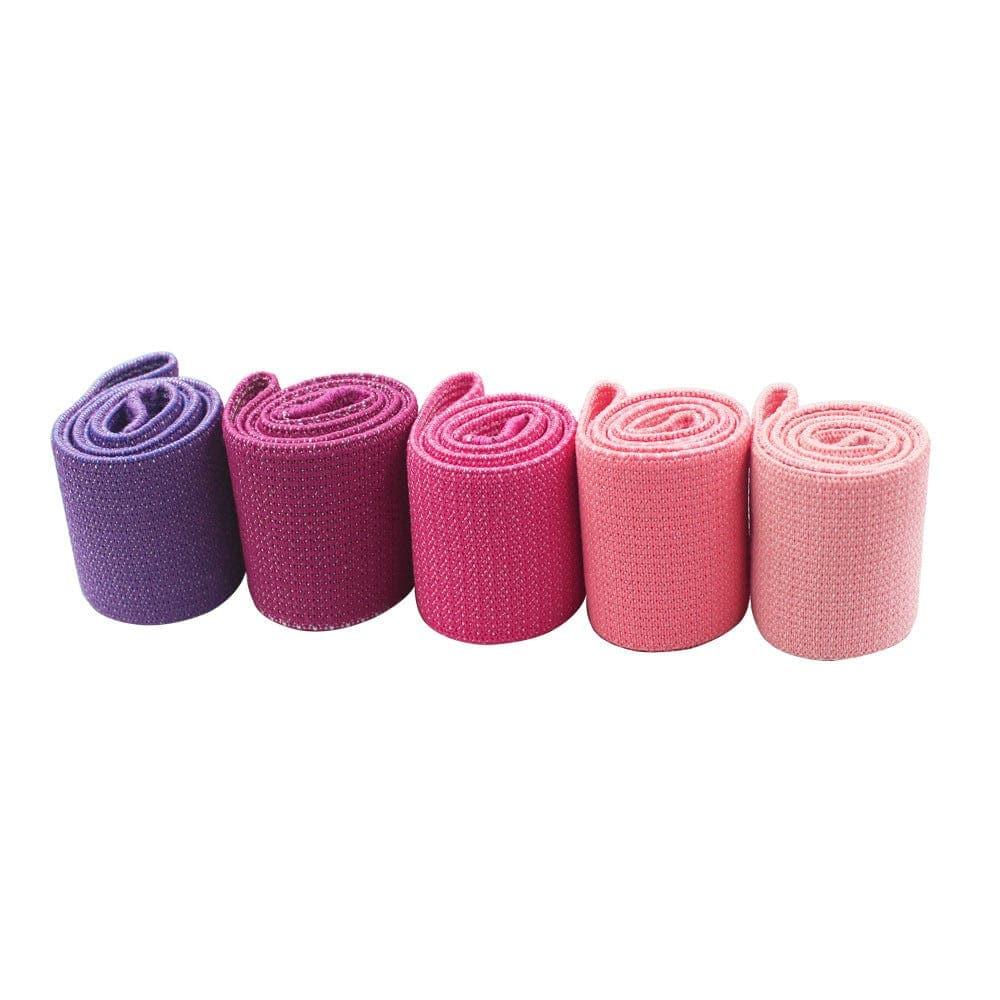 105lb Long Resistance Loop Band Set Unisex Fitness Yoga Elastic Bands Hip Circle Thigh Squat Band Workout Gym Equipment for Home - Ammpoure Wellbeing