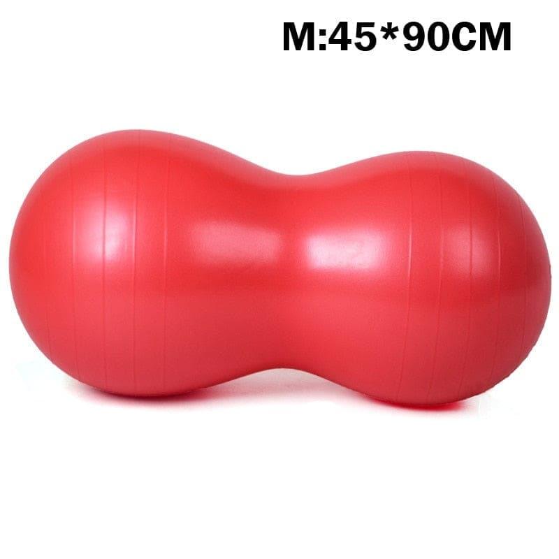 Anti-Burst Pilates Yoga Ball Home Exercise Equipment Sports Gym peanut Yoga Fitness ball - Ammpoure Wellbeing 🇬🇧