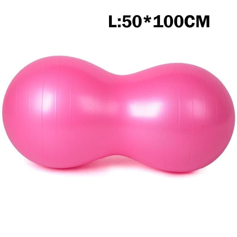 Anti-Burst Pilates Yoga Ball Home Exercise Equipment Sports Gym peanut Yoga Fitness ball - Ammpoure Wellbeing 🇬🇧