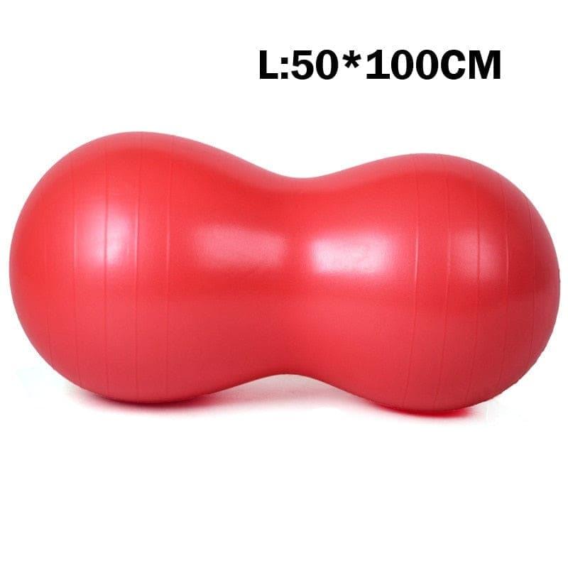 Anti-Burst Pilates Yoga Ball Home Exercise Equipment Sports Gym peanut Yoga Fitness ball - Ammpoure Wellbeing 🇬🇧